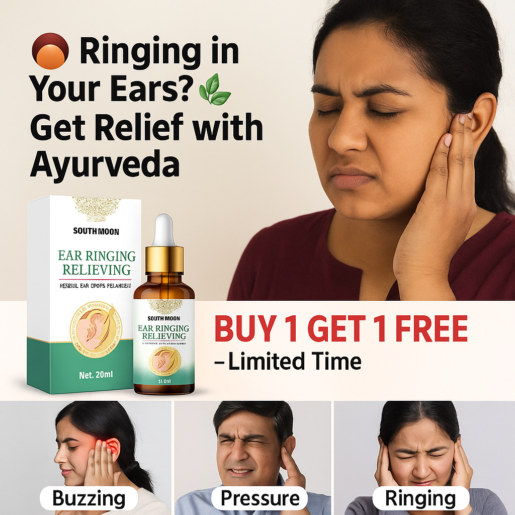 Ear Ringing Relieving Drops - (Buy 1 Get 1 FREE🔥🔥)
