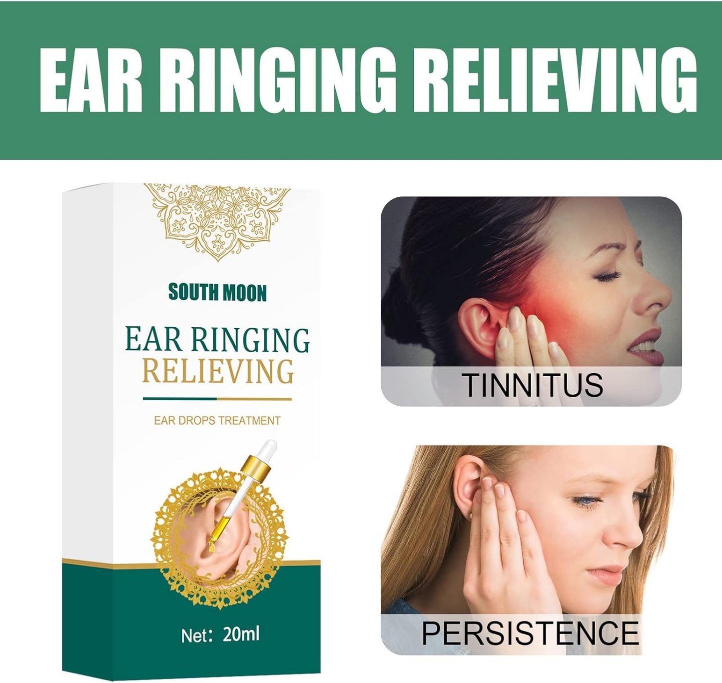 Ear Ringing Relieving Drops - (Buy 1 Get 1 FREE🔥🔥)