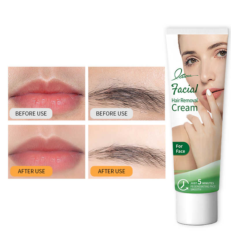 Painless Facial Hair Removal Cream- Instant Glow, Zero Ouch!