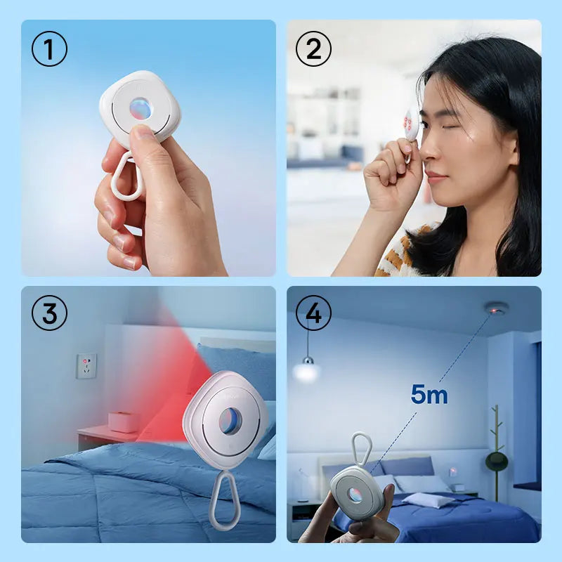 AntiSpy™ Hidden Camera Detector With Keychain