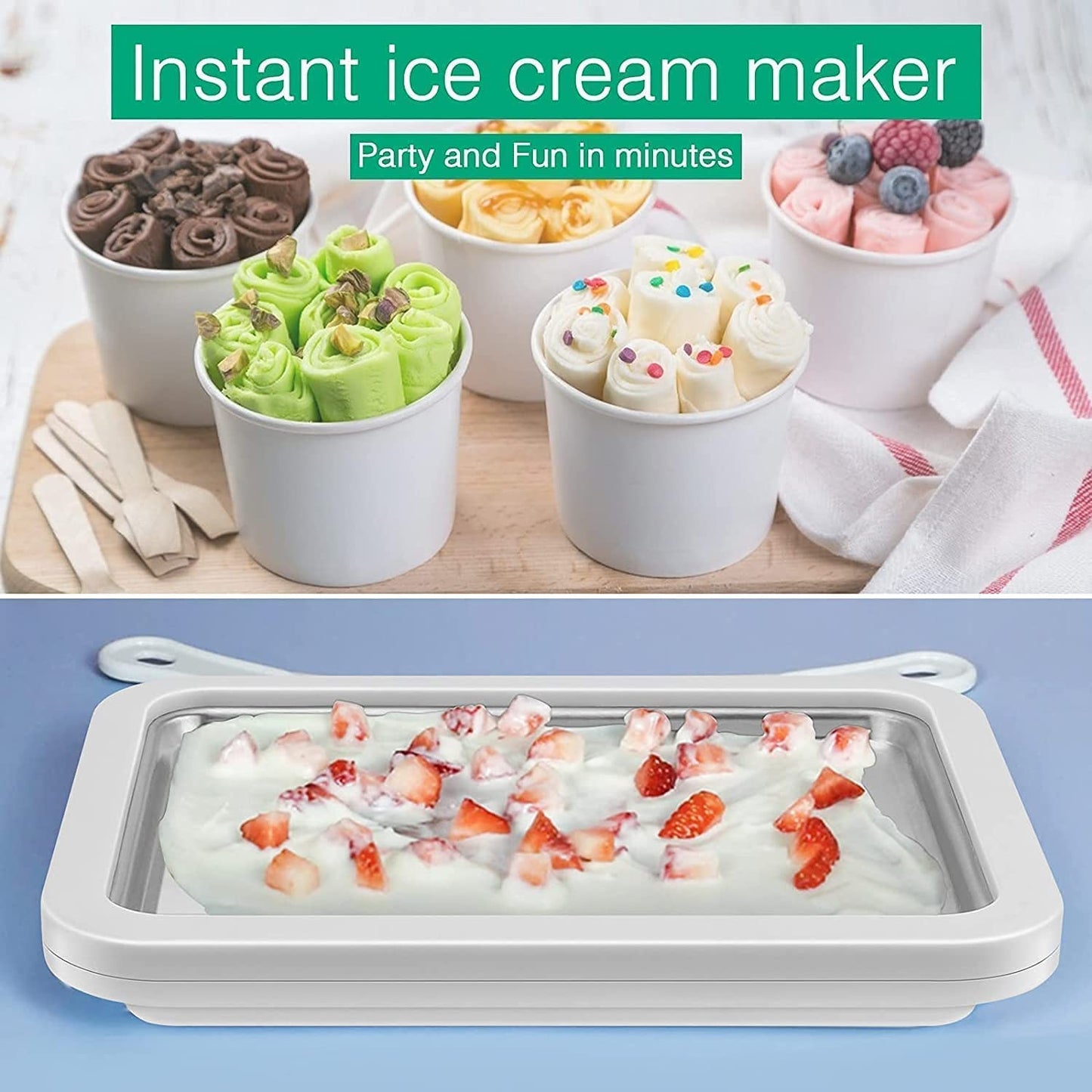 Instant Ice Cream Maker DIY (Toxins-Free)
