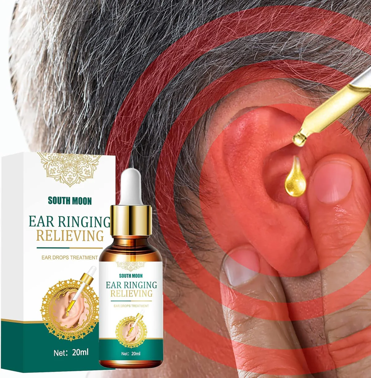 Ear Ringing Relieving Drops - (Buy 1 Get 1 FREE🔥🔥)