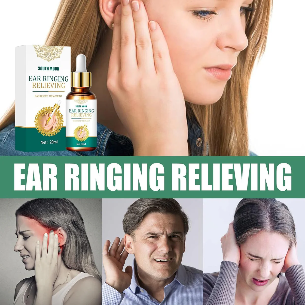 Ear Ringing Relieving Drops - (Buy 1 Get 1 FREE🔥🔥)