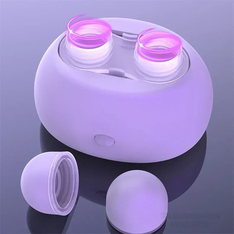 Ultrasonic Contact Lens Cleaner and Storage Case