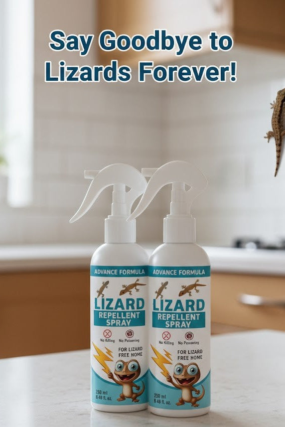 Natural Lizard Repellent Spray – Keep Lizards Away Instantly | BUY 1 GET 1 FREE