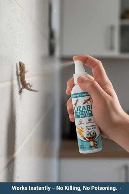Natural Lizard Repellent Spray – Keep Lizards Away Instantly | BUY 1 GET 1 FREE