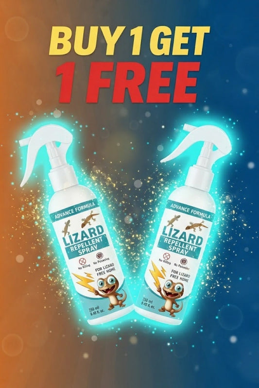 Natural Lizard Repellent Spray – Keep Lizards Away Instantly | BUY 1 GET 1 FREE