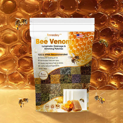 Bee Venom Lymphatic Drainage & Slimming Foot Patches 🌿👣 – Buy 1 Get 1 Free!