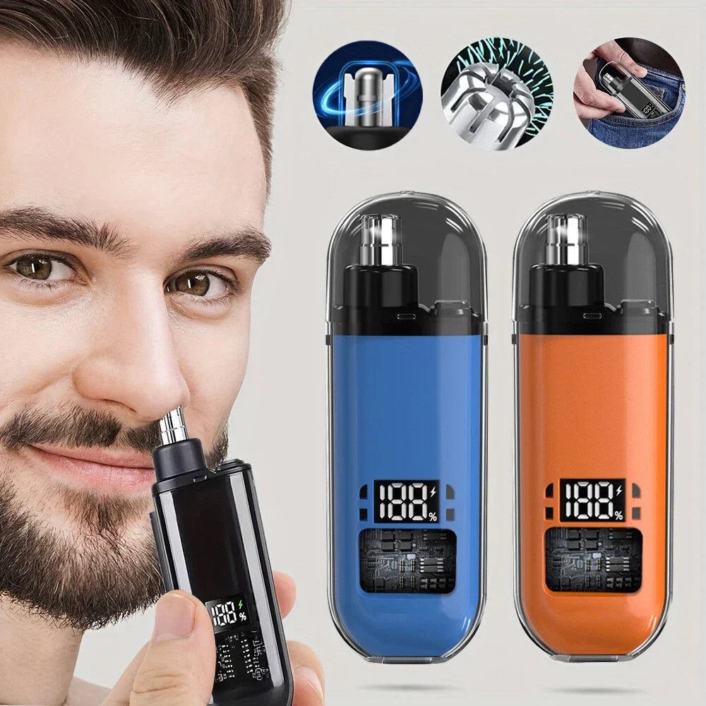 Electric Ear & Nose Hair Trimmer | Digital Display